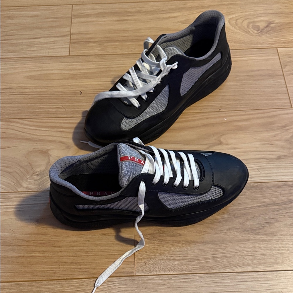Prada America’s Cup Soft Rubber and Bike Fabric Sneakers - Picture 5 of 8
